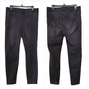 Liverpool Los Angeles Pull-on Almost Black Ankle Length Skinny Jeans or Jeggings